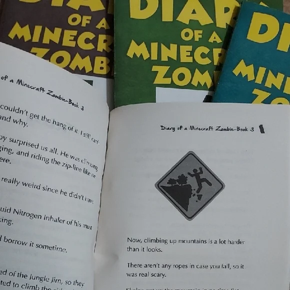 Diary of a Minecraft Zombie Book Set - Picture 14 of 15